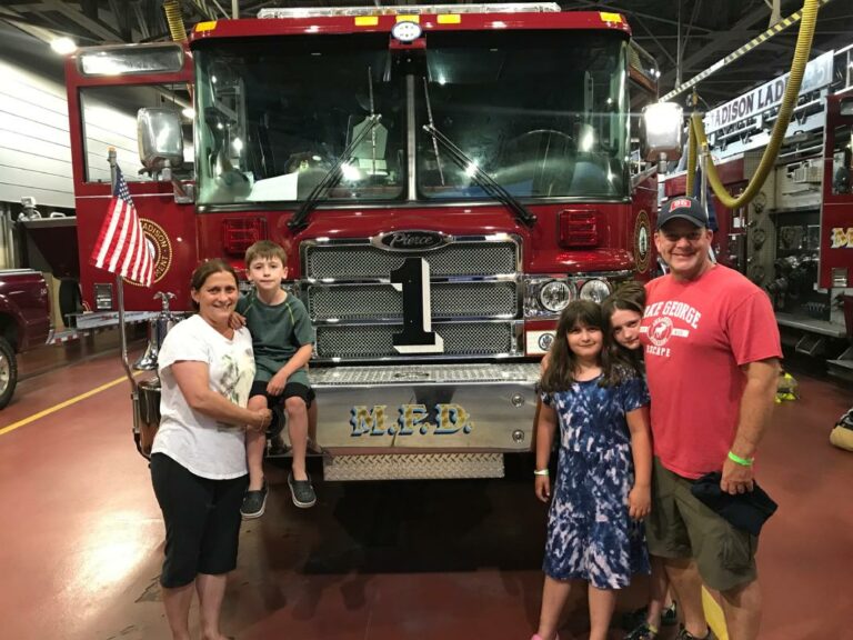 Daniel Terrell and his family