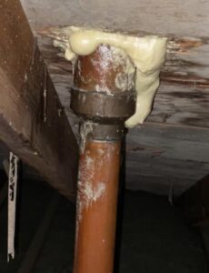 Dry Vent Waste Pipe home inspector ct