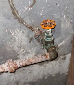 water shut-off home inspection